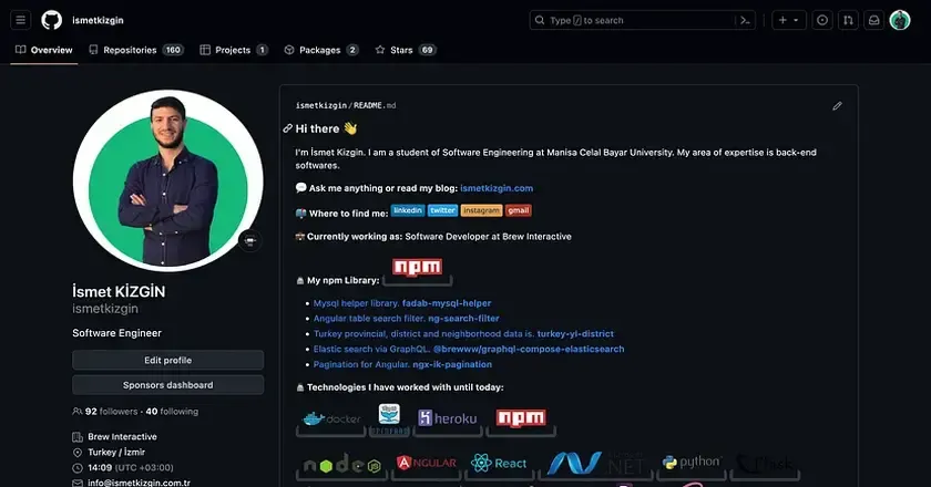 Github Profili — Github #4's photo